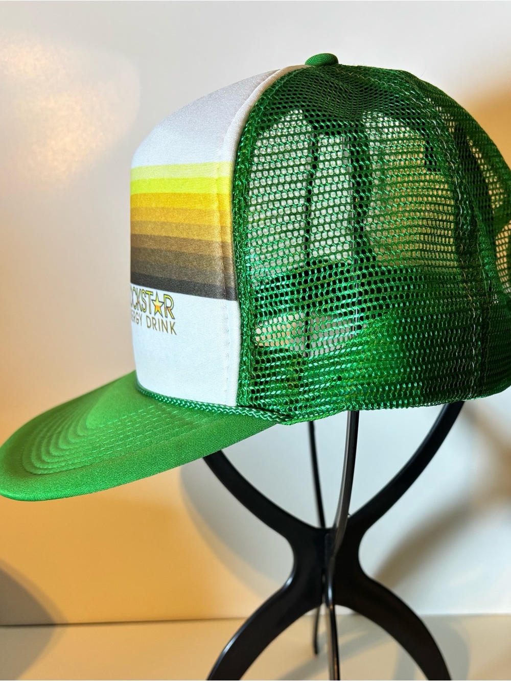 Rockstar Energy Drink Foam & Mesh Trucker Hat Snapback Nissun - Picture 4 of 5